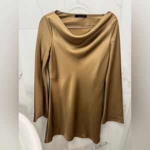 Deluc Gold Mini Dress